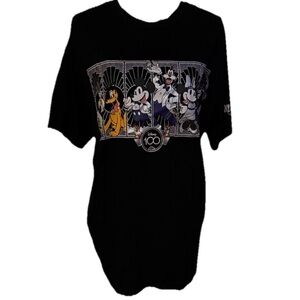 Disney 100th Anniversary T-Shirt with Classic Characters Mickey Mouse XL
